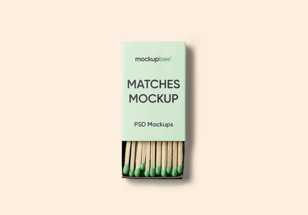 Free Matches Box Mockup (PSD) Download Free Resource