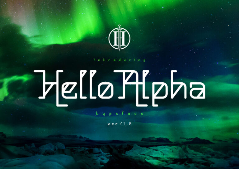 Hello Alpha Font Download Free Resource