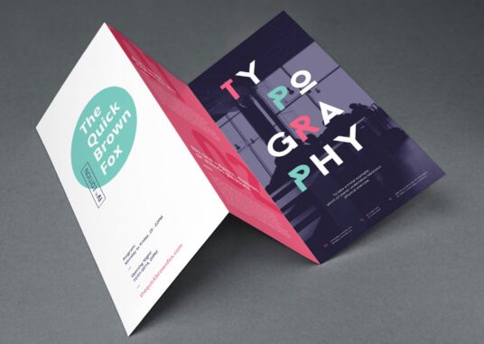 Tri Fold Brochure Mockup Download Free Resource