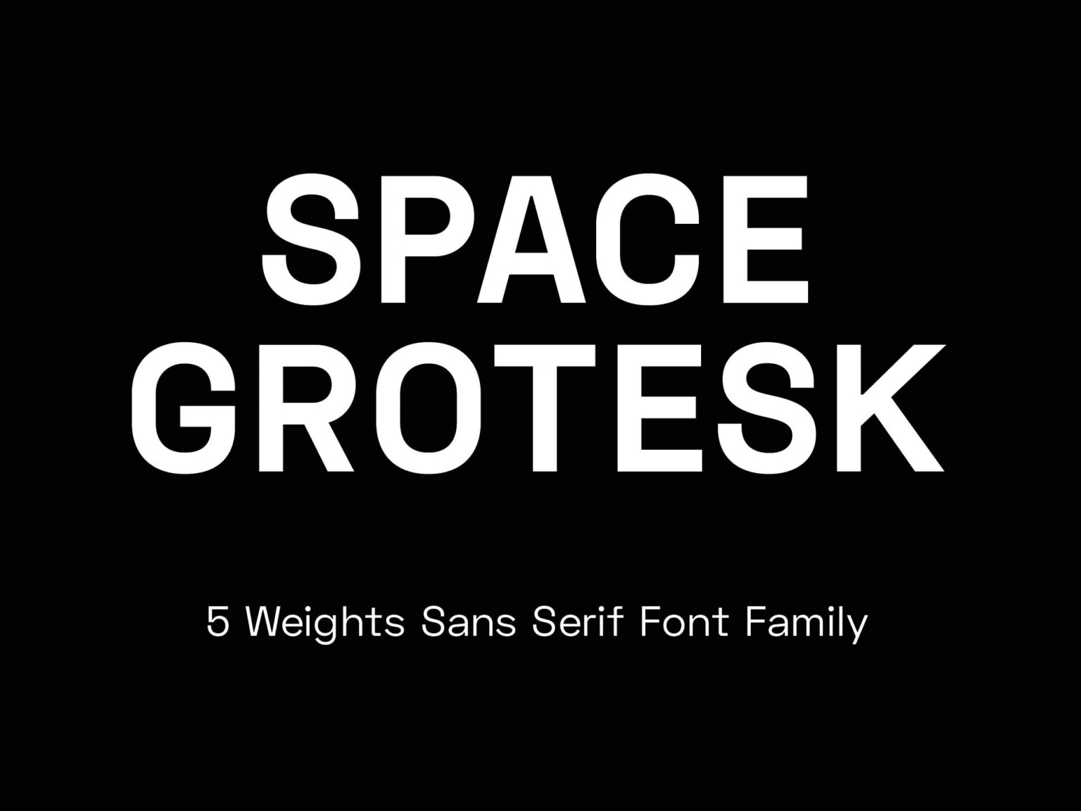 Space Grotesk Free Font - Download Free Resource