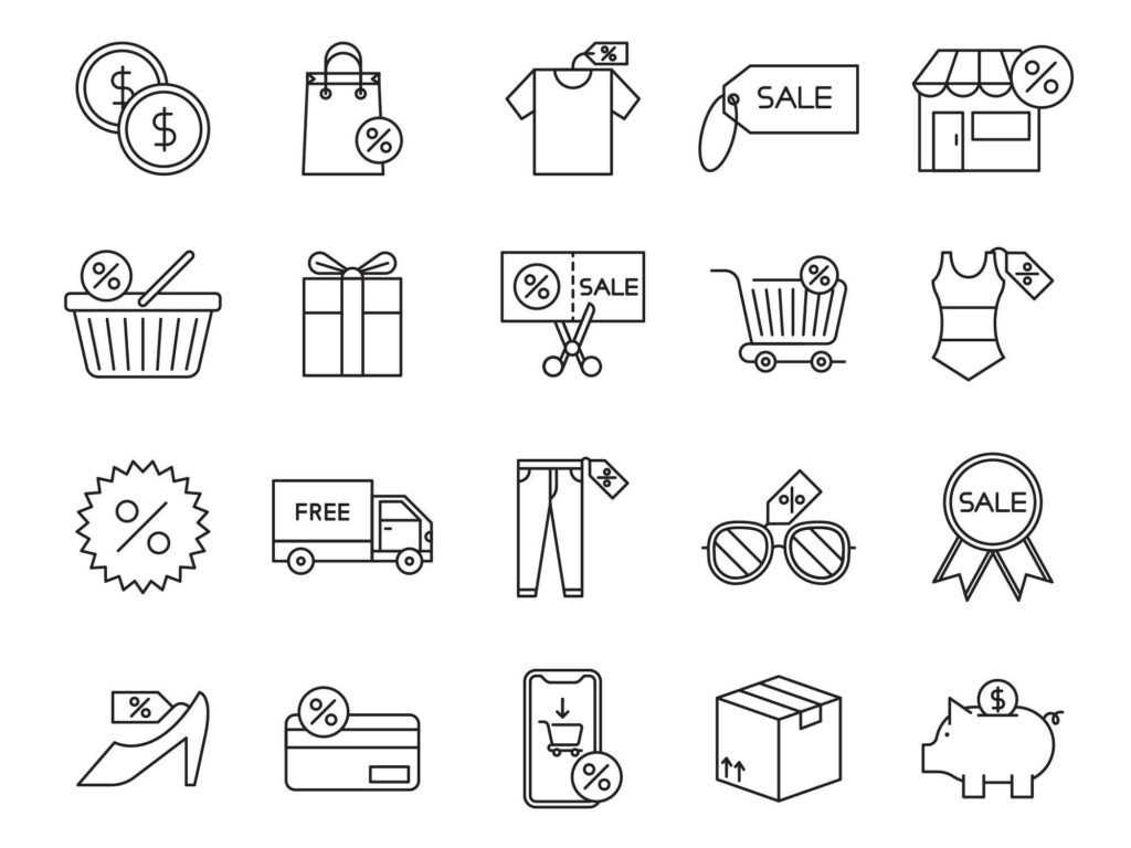 20 Free Sale Vector Icons (AI) - Download Free Resource