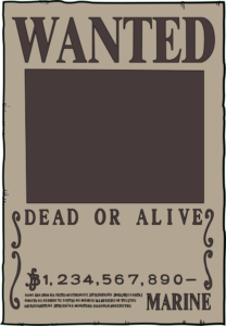 One Piece Wanted Poster Logo Png Vector Download Free Resource