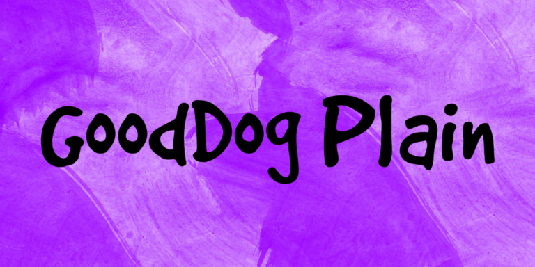 GoodDog Plain Font - Download Free Resource