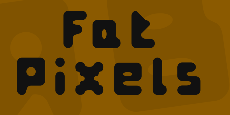 Fat Pixels Font - Download Free Resource