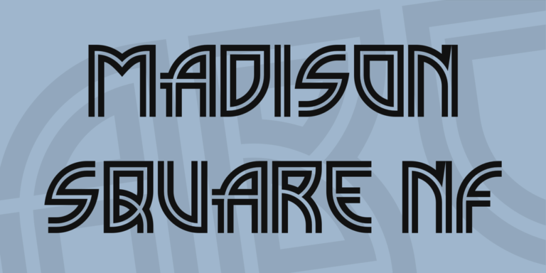 Madison Square NF Font - Download Free Resource