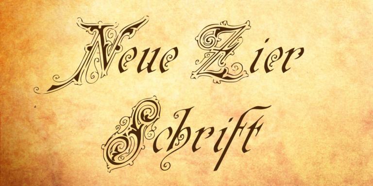 Neue Zier Schrift Font - Download Free Resource