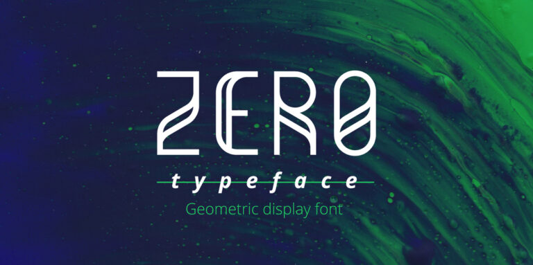 Zero Font - Download Free Resource