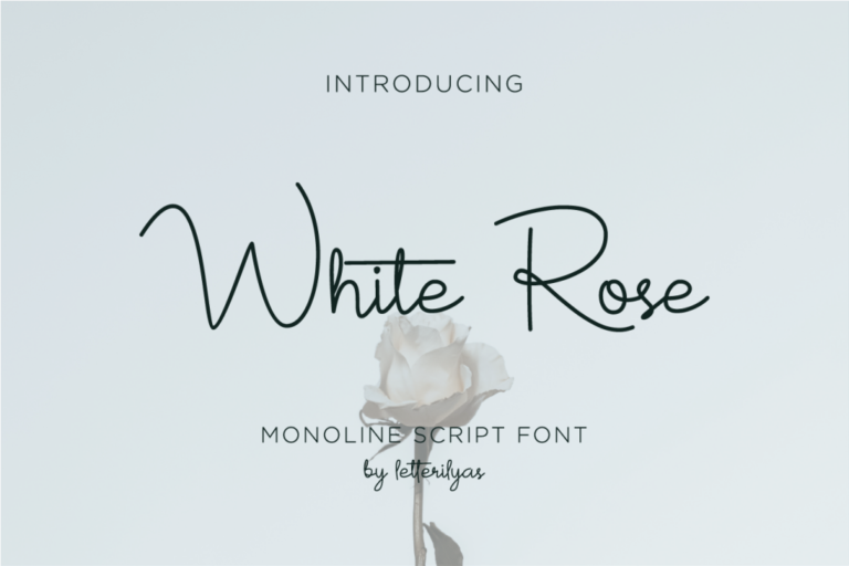 White Rose Font - Download Free Resource