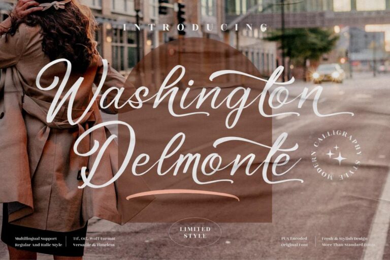 Washington Delmonte Font Family - Download Free Resource