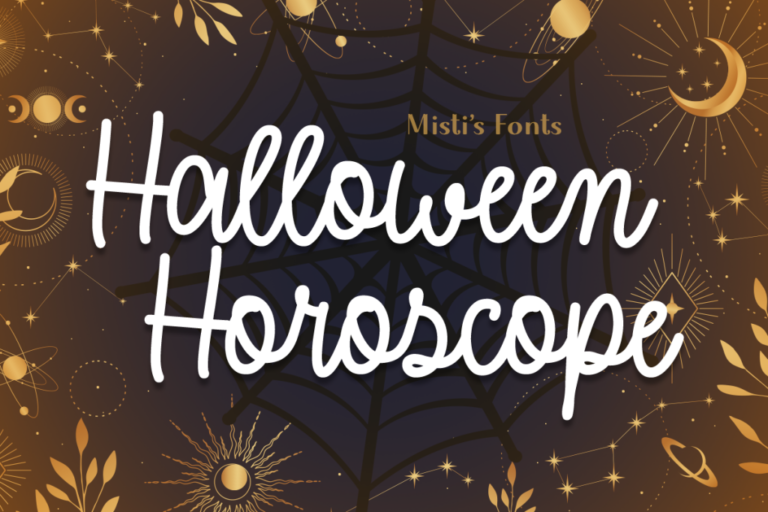 Halloween Horoscope Font - Download Free Resource