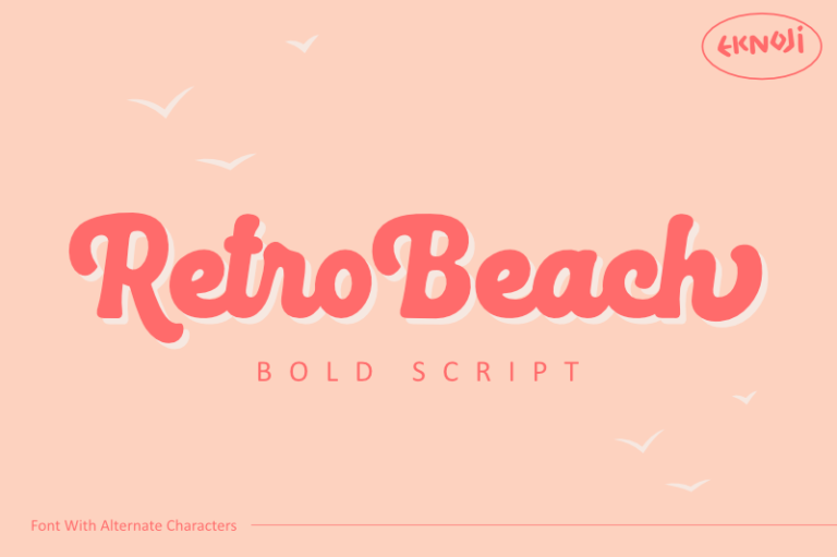 Retro Beach Font - Download Free Resource