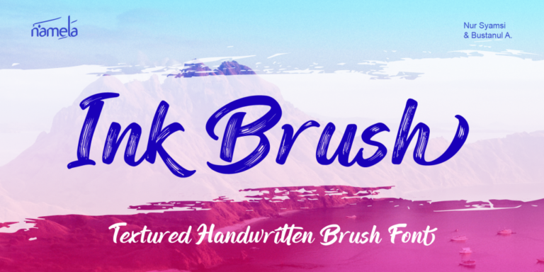 Ink Brush_DEMO Font - Download Free Resource